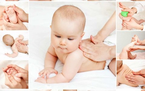 7 vị trí huyệt đạo cần mát xa cho bé không những giảm chướng bụng, khó tiêu mà còn giúp nhanh biết bò sau này