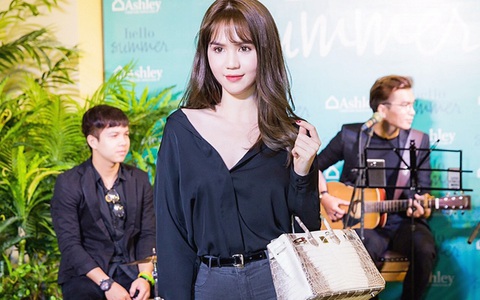 Kín đáo như thế này Ngọc Trinh vẫn đẹp hút mắt nhìn