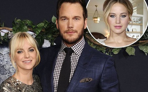Jennifer Lawrence bị đổ lỗi là người phá hoại hạnh phúc của vợ chồng Chris Pratt