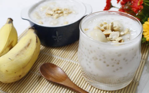 Thơm ngon béo ngậy chè chuối cốt dừa