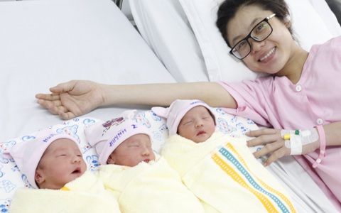Cần Thơ: Sinh lần đầu, sản phụ 24 tuổi mang tam thai hiếm gặp, vỡ ối sớm mẹ tròn con vuông