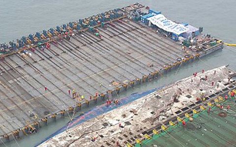 Hàn Quốc hoàn tất quá trình trục vớt phà Sewol