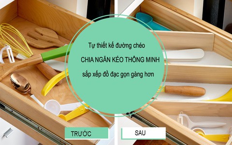 Mẹo sắp xếp đồ trong ngăn kéo cực thông minh bất cứ ai cũng nên biết