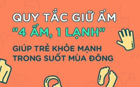 4 ấm 1 lạnh: Quy tắc giữ ấm giúp trẻ khỏe mạnh suốt mùa đông, các mẹ đã biết chưa?