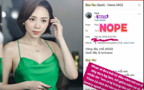Tóc Tiên chia sẻ bài hát trùng tên với "Bùa Yêu" của Bích Phương, hỏi người hâm mộ nên đổi tên gì
