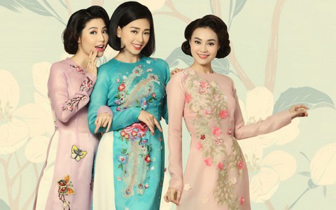 Lan Ngọc, Diễm My 9X cùng bà trùm Ngô Thanh Vân nữ tính với áo dài 