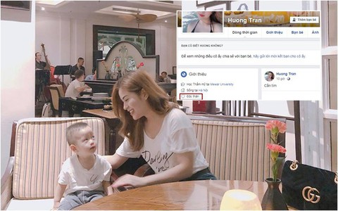 Hot mom Hương Trần - bà xã xinh đẹp của nam diễn viên Việt Anh đổi tình trạng quan hệ trên Facebook sang "Độc thân"?