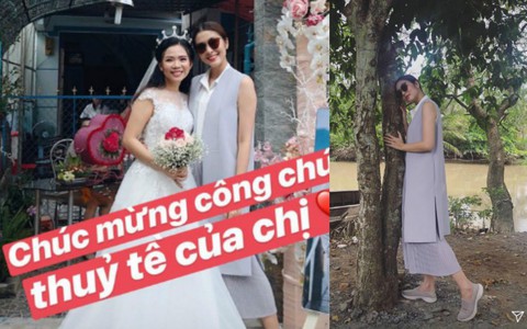 Có ai như Tăng Thanh Hà, diện đồ rộng, đi giày bệt đứng gốc cây vẫn thần thái ngút trời