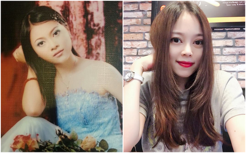 Ngắm lại ảnh thời "ngố tàu" mới thấy, hóa ra Hằng Túi cũng "dậy thì thành công" ra phết, càng lớn tuổi nhan sắc càng mặn mà