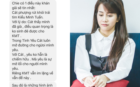 Cát Phượng khẳng định tin nhắn An Nguy tung ra là giả mạo, dân mạng lại soi ra điểm trùng hợp đáng nghi?