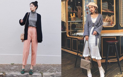 Dành trọn tình cảm cho áo cardigan thì các nàng phải “ghim” ngay 4 công thức mix&match đẹp mê li này