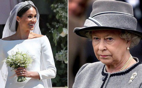 Nữ hoàng Elizabeth không ít lần phật ý vì style của Meghan Markle và còn có phản ứng "khó đỡ" với chiếc váy cưới của cô