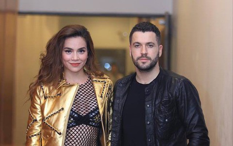 Hồ Ngọc Hà diện áo lưới sexy, hội ngộ "Hoàng tử Ballad" Shayne Ward