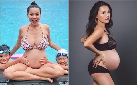 Nữ MC từng gây bão vì lên mạng tuyển chồng "có nhà, có ô tô" khoe bụng bầu sắp sinh, ảnh nude cực quyến rũ
