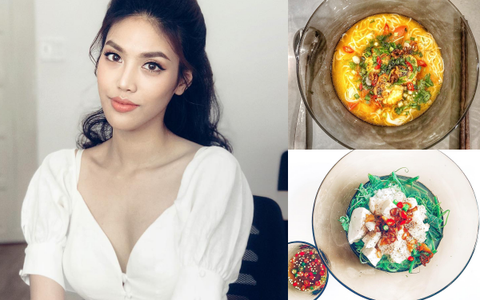 Vốn đã nấu nướng "đỉnh của đỉnh" rồi nhưng sau khi kết hôn, trình độ bếp núc của Lan Khuê còn lên tay cỡ này