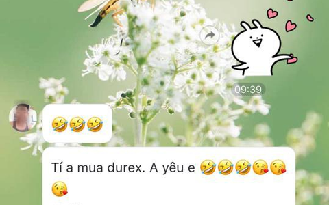 Khi các mẹ bỉm hùa nhau nhắn tin tỏ tình "em yêu anh", đây là phản ứng không giống ai của các anh chồng