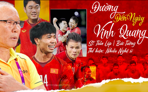 Diễn viên Tiến Luật, MC Nguyên Khang cùng nhiều nghệ sĩ gửi món quà đặc biệt đến tuyển Việt Nam trước chung kết AFF Cup
