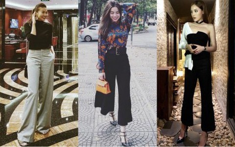Năm 2018, Thanh Hằng, Kỳ Duyên chứng tỏ quần càng loe càng được ưa chuộng