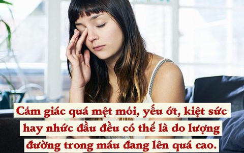 5 dấu hiệu cho thấy lượng đường trong máu của bạn ở mức cao và cần hạn chế ngay đồ ăn ngọt