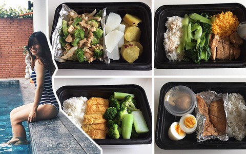 Ai bảo giảm cân là khổ thì hãy xem ngay thực đơn cực xinh lại ngon của cô nàng giảm cân ngoạn mục này