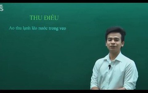 Thầy giáo gây bão cộng đồng mạng khi dùng công thức hóa học để phân tích bài thơ 'Thu Điếu'