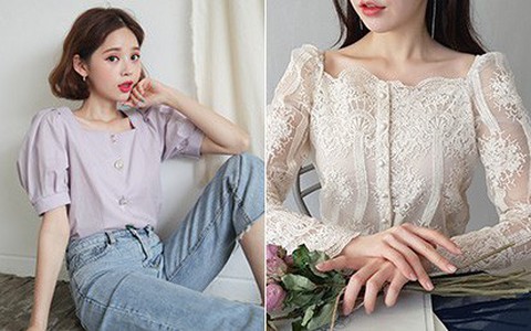 Vừa cổ điển lại nữ tính, áo cổ vuông "dự" là item sẽ được các nàng thi nhau tìm mua hè này