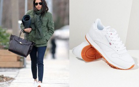 Giữa vô vàn mẫu giày thể thao đẹp, Meghan Markle chỉ mê đắm đôi sneakers trắng này