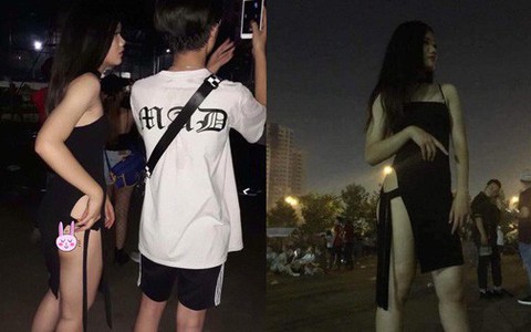 Cô gái bất ngờ nổi tiếng trên MXH vì diện đồ hở quá táo bạo khi đi quẩy nhạc hội có Martin Garrix