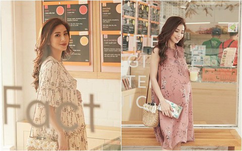 Sau Hằng túi, hot mom Ngọc Anh khoe ảnh mang bầu lần thứ 3, bụng to sắp đến ngày sinh?