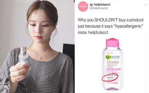 Mỹ phẩm gắn mác “hypoallergenic" liệu có thực sự không gây kích ứng cho da?