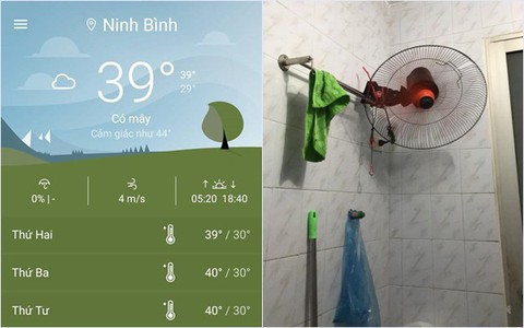 Dân mạng cả nước chia sẻ bảng nhiệt độ kinh hoàng, mách nhau cách sống sót qua chuỗi ngày 40 độ