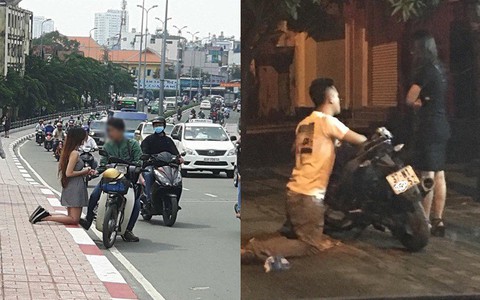Có nên quỳ gối cầu xin tình yêu như thế này?