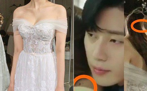 Thánh soi hiển linh: Lộ ảnh váy cưới tuyệt đẹp được cho là của "Thư ký" Park Min Young