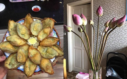 Cô gái sáng chế món snack lạ cánh hoa sen chiên giòn, dân mạng chỉ chăm chăm soi: Mua nhầm hoa quỳ rồi!