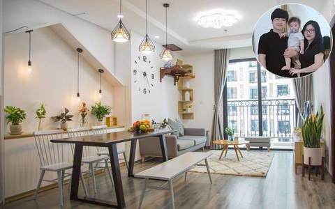 Căn hộ trên tầng cao giữa lòng Hà Nội của đôi vợ chồng trẻ đẹp không góc chết 