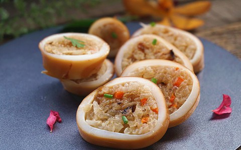 Mực nhồi xôi - món ngon lạ cho ngày cuối tuần