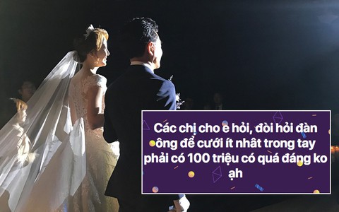 Yêu cầu bạn trai phải có 100 triệu mới cưới, cô gái hỏi liệu quá đáng không, chị em phán “vẫn còn bèo bọt quá”