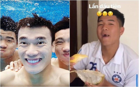 Trước trận cầu được hàng triệu người mong đợi tối nay, cùng điểm lại những pha đối đáp siêu mặn của cặp đôi Đức Chinh - Dũng thủ môn