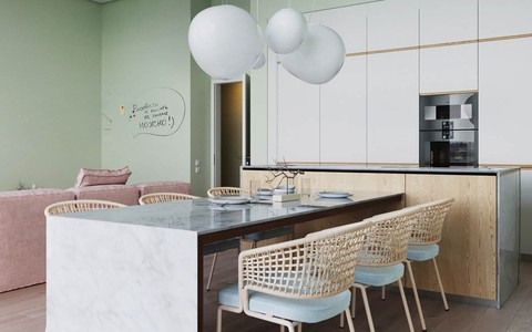 Trời mưa dầm dề, khó chịu nhưng đừng lo vì đã có căn hộ "pastel" dịu dàng truyền cảm hứng sống cả ngày cho bạn