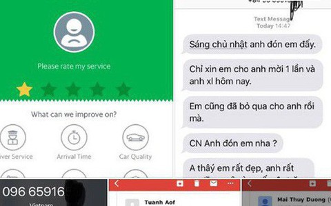 Nữ hành khách tố lái xe Grab tấn công tình dục, đưa 1 triệu đồng để gạ tình