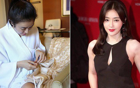 Tấm gương đảm đang phải như Tần Lam: Đã xinh đẹp lại chăm khâu vá trang phục cho bớt sexy