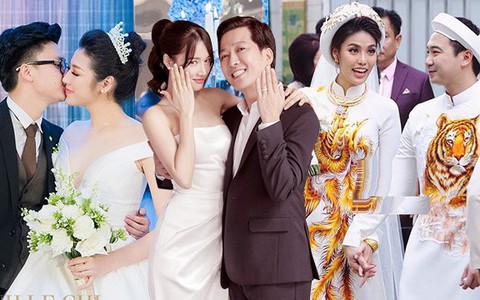 Kì lạ chưa, cả ba siêu đám cưới của showbiz Việt năm 2018 đều dính đến "chuyện ba người"
