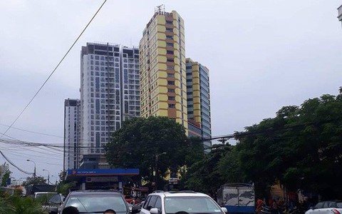 Xôn xao thông tin tòa nhà cao tầng kim khí Thăng Long ở Lương Yên bị nghiêng do rung chấn?
