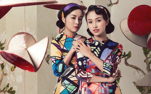 Vân Hugo, Minh Hương 'Vàng Anh' khoe sắc với áo dài