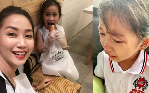 Con gái khóc không muốn đi học, mẹ Ốc Thanh Vân lại cho phép "lười biếng tí chả sao" và cái kết bất ngờ