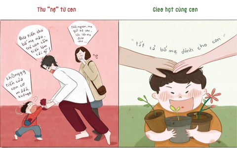 Bộ tranh ý nghĩa về tục lì xì truyền thống, xem xong nhất định bạn sẽ lì xì hạt giống cho con Tết này!