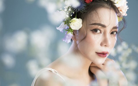 Trà Ngọc Hằng hóa nàng công chúa xuân kiều diễm, quyết trở lại ca hát sau khi sinh con 