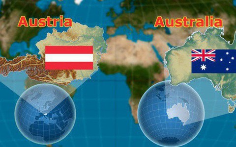 Australia và Austria: Có điều gì liên quan đằng sau hai cái tên gần giống nhau?