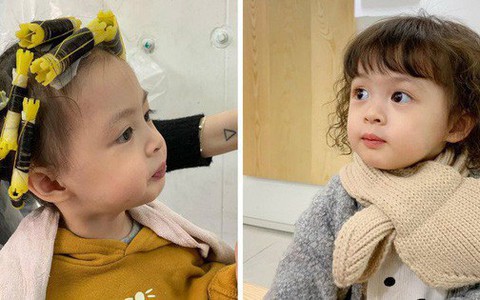Chẳng kém các cô các chị, bé Cam nhà Kiên Hoàng - Heo Mi Nhon cũng làm tóc điệu đà ăn Tết rồi này!