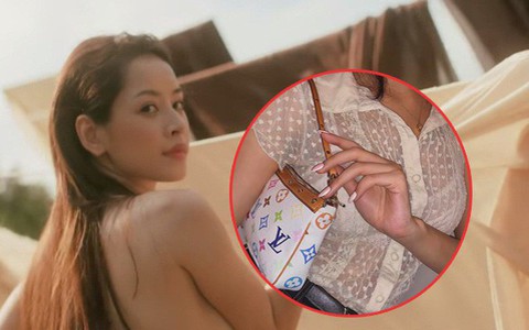 Chi Pu khoe khéo túi xách hàng hiệu nhưng cư dân mạng chỉ chú ý tới chiếc áo ren xuyên thấu